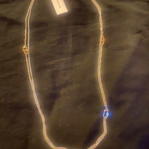 24 inch Coach gold and silver necklace